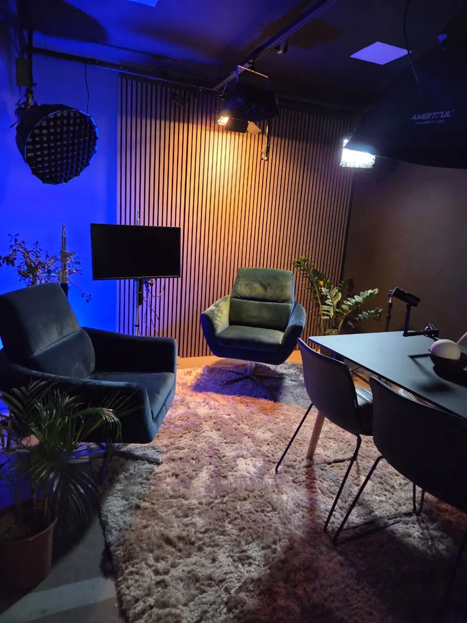 Cenário de entrevista